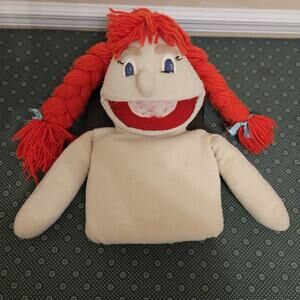 VTG Hand Made GIRL RED HAIR WENDY Hand Puppet 70s 80s 14 in